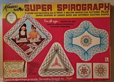Includes shipping!      Vintage 1969 Kenner's Super Spirograph Plus Draw Design!
