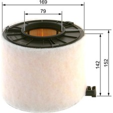 BOSCH F 026 400 422 Luftfilter für AUDI VW BENTLEY Q7 BENTAYGA TOUAREG 4MB 4MG