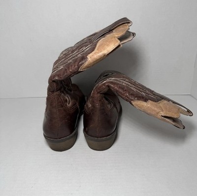 Coconuts By Matisse Women s size 6,5Choco/Beige Cimmaron Western Boots Cowgirl