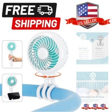 Portable Stroller Fan Max 31 Working Hours , Attachable Stroller Fan Clip on...