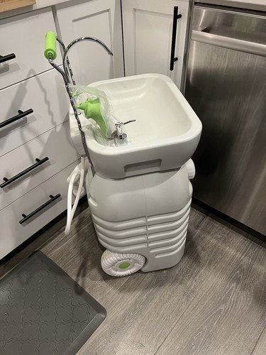12 Gallon Portable Sink Hand Wash Station 45L Basin Stand Camping RV Travel - Picture 2 of 5