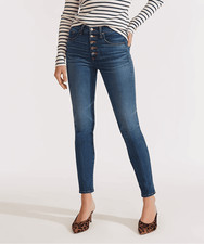  228 VERONICA BEARD Nantucket Blue Debbie Skinny High Rise Jeans Women's 24/00