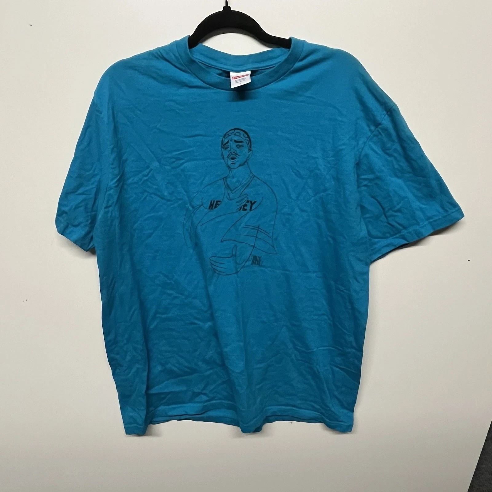 Tee shirt cyan Supreme Prodigy S/S 18 taille L