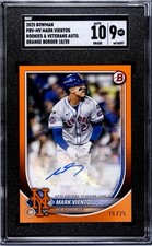 2025 Bowman - Mark Vientos - orange parallel autograph - PRV-MV - 10/25 