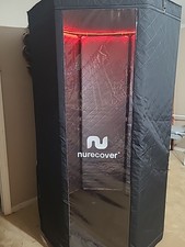 Pokrowiec na mocz SaunaPro. Suche ciepło. Terapia światłem czerwonym.. Używana przez 5 minut