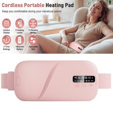 Electric Heating Menstrual Heat Pad Belt Woman Abdomen Period Pain Relief Cramps