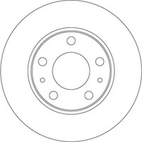 2X Bremsscheibe TRW DF6287 FüR Daily Iveco 3 Bus ALJAV1A1 ALJA41AA ALJA41A1