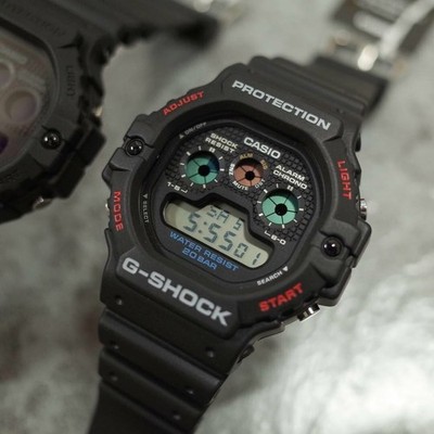 Casio G-Shock DW-5900-1D Black Digital Resin Quartz Men's Fashion