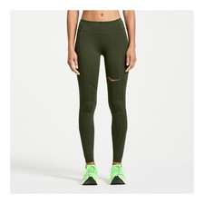 Saucony Women Elite Tight Umbra XXS  Apparel