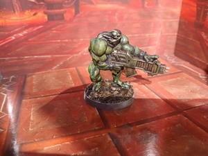1 Pro painted Razide Advancing DARK LEGION Mutant Chronicles HeartBreaker Rare