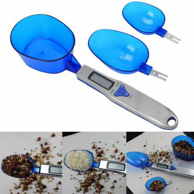 LCD Digital Kitchen Scale Measuring Electronic Spoon Weight Volumn Food scale - Image 2 of 4