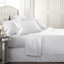 King Size 6 Piece Sheet Set - Hotel Quality Breathable Cooling Sheet Set wi...
