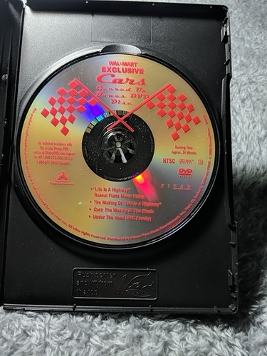 Disney PIXAR Cars Geared-Up BONUS DVD Disc WalMart Exclusive Rascal Flatts - Picture 4 of 4