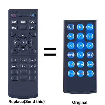 Remote Control For Blaupunkt Car Radio Heavy Duty 324 DAB / 224 / 112 Series