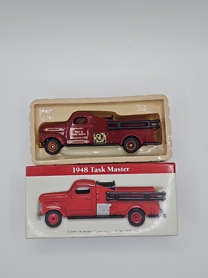Vintage 1948 Task Master 1:64 Diecast Fire Truck (1999 Reader's Digest)