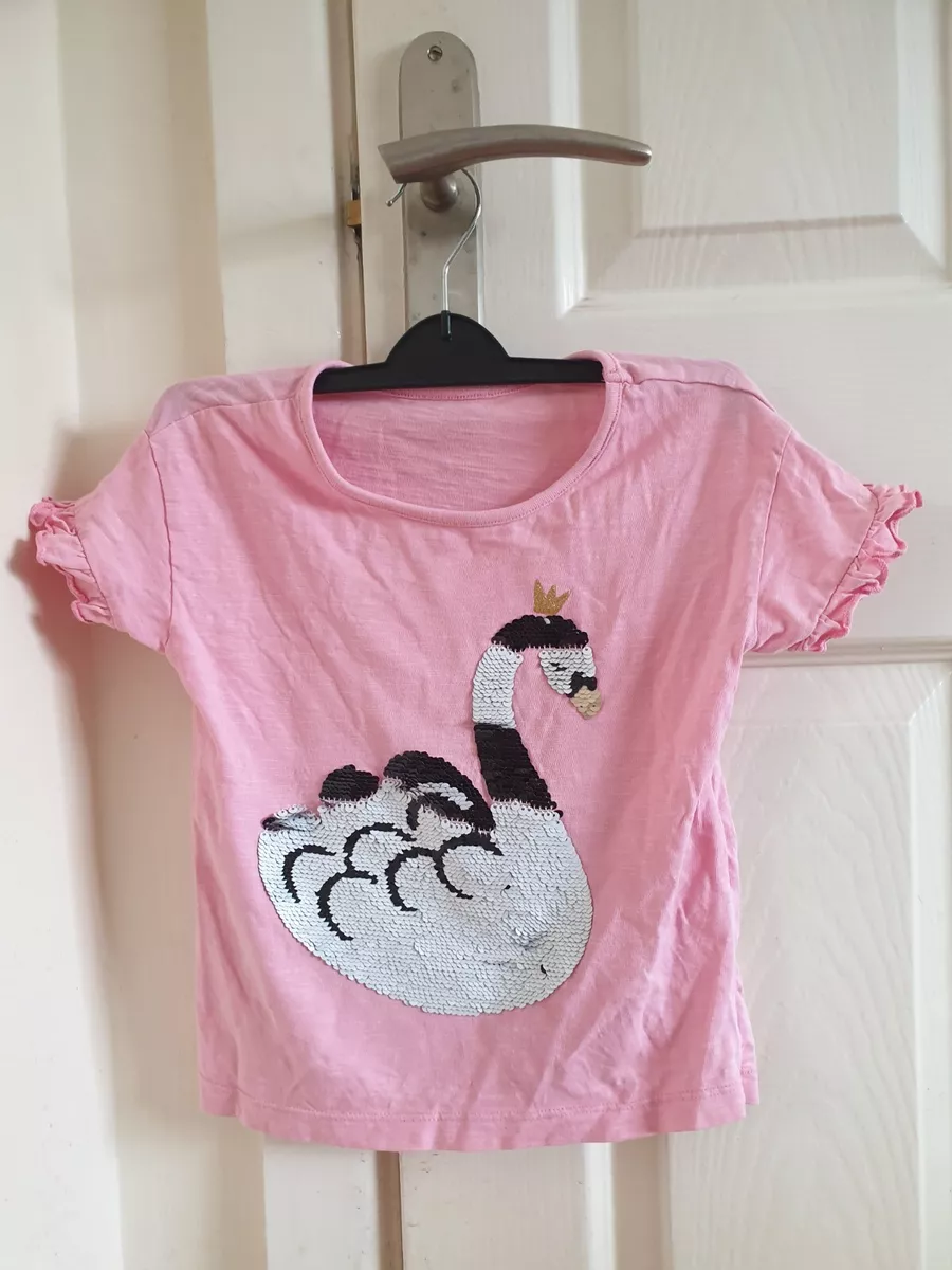 girls flamingo top