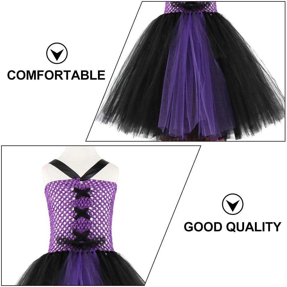 VETEMENTS Abbigliamento Cosplay Bambini Costume Strega Bambina Vestito Halloween