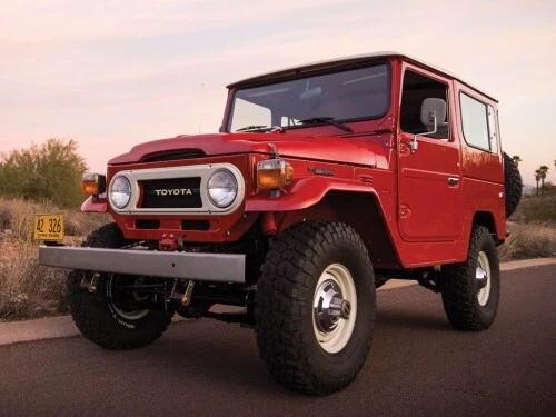 Toyota Genuine Land Cruiser J40 Corolla Front Inner Door Handle Bezel Pair OEM - Image 3 of 4