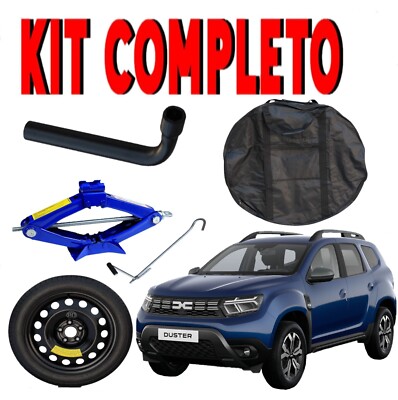 Spare Wheel 5 Holes 18 For The Dacia Duster Kit Jack + Key Bag Gloves
