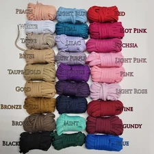 CORSET LACING LACE CORD BLACK WHITE RED PURPLE WINE COLOR 8 METERS MYSTIC CITY