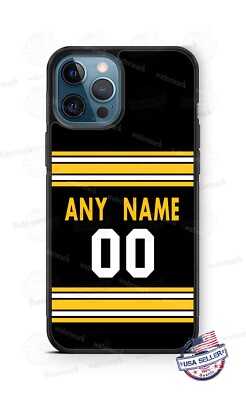 Custom Sports Football Jersey Personalized Phone Case Cover fits iPhone Samsung