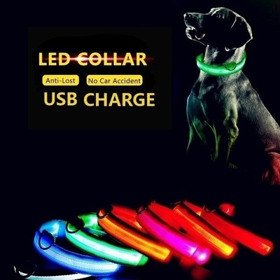 dog collar light battery