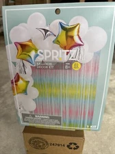 Spritz Rainbow Ballon Decor Kit! 81 Pieces