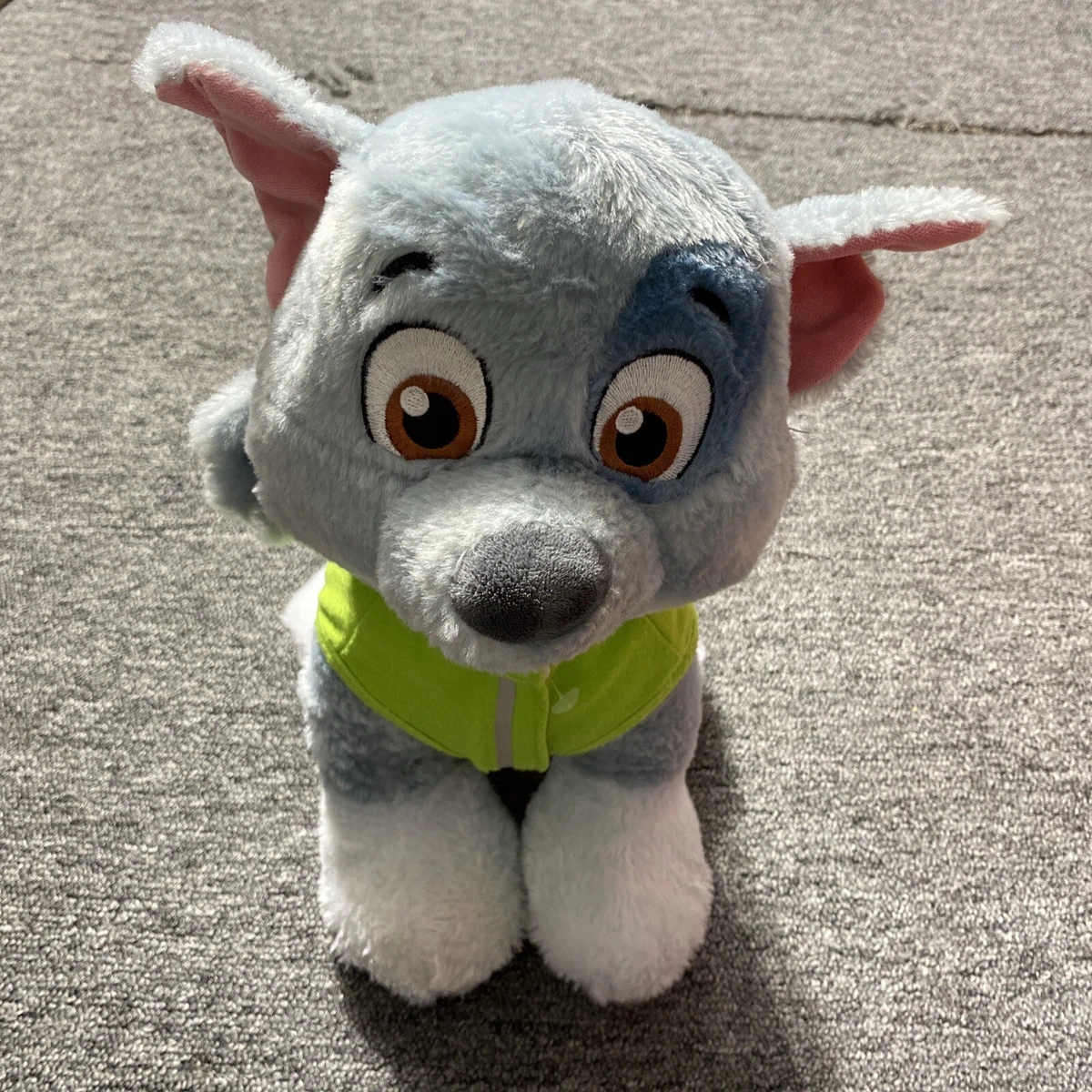 RARE Build A Bear Paw Patrol Rocky With Jacket Collar No Name