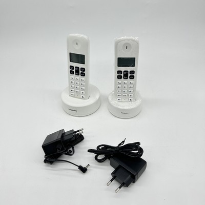 Philips DECT D1612W/34   Schnurloses Heimtelefon, Hintergrundbeleuchtung, HQ-Sou