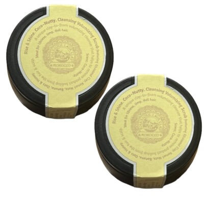 2 Tweak d By Nature Rise & Shine Coco Nutty Cleansing Volumizing Scrub 8 oz