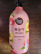 TOTAL BODY CARE SHOWER MATE PEACH BODY WASH 42.3 FL OZ  1.2 KG.MADE IN KOREA