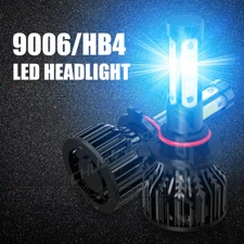 4Sides 9006 LED Headlight Bulb Conversion Kit Low Beam Blue Super Bright