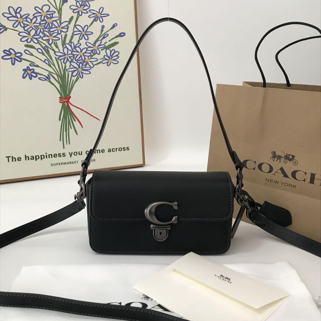 COACH Studio Bag 20 CE331 Black Outlet Women Crossbody From JAPAN
