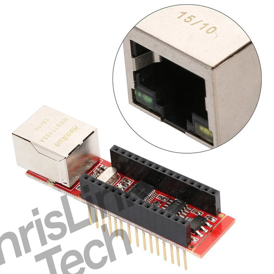 Mini ENC28J60 Ethernet Shield For Arduino Nano Webserver Module NEW - Image 3 of 4