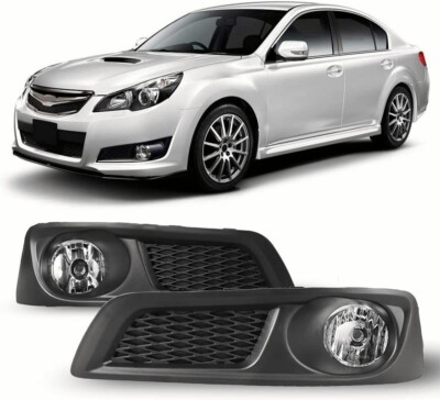 For 2010 2011 2012 Subaru Legacy Fog Lights Bumper Front Lamp Wiring Switch Kit