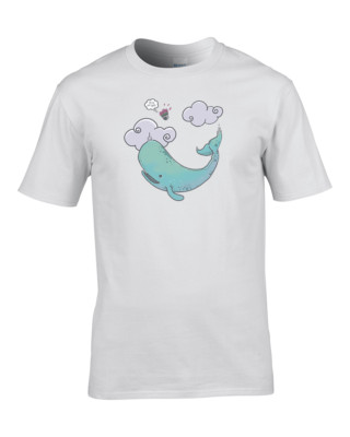 SPERM WHALE & BOWL OF PETUNIAS - klassisches Comedy-inspiriertes Herren-T-Shirt