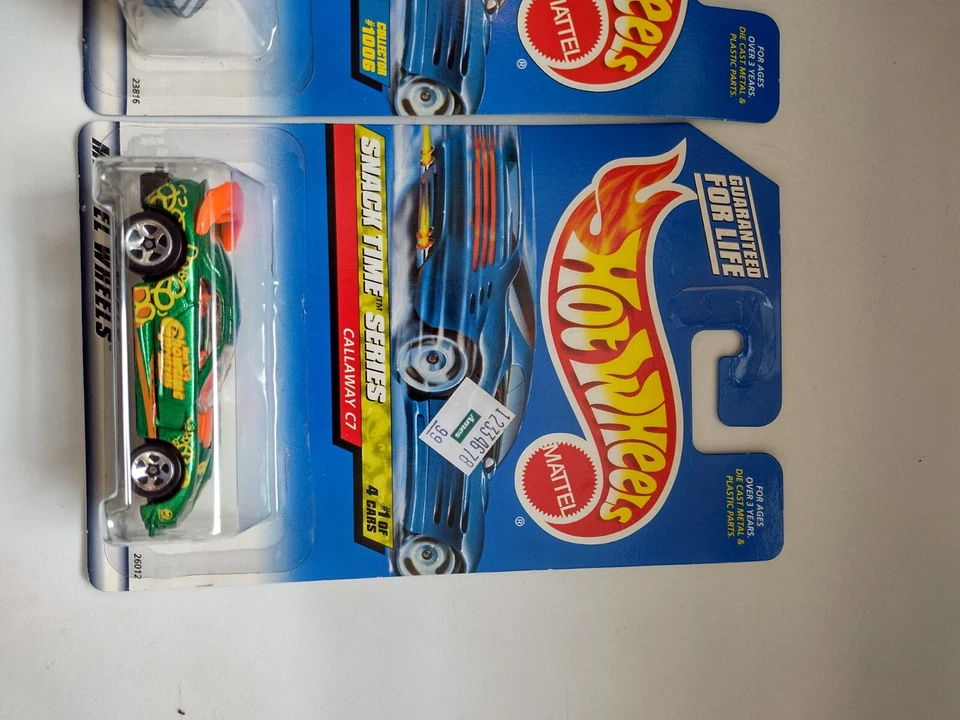 Hot Wheels Lote de 3 - Ferrari Testerosa 1998, Dodge Viper 1998, Snack Time 1999 Foto 4 de 4