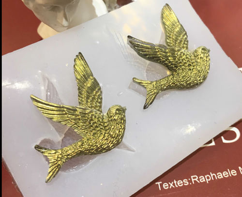 Vogel Silikonform Set - Für Harz, Seifen & Kerzen