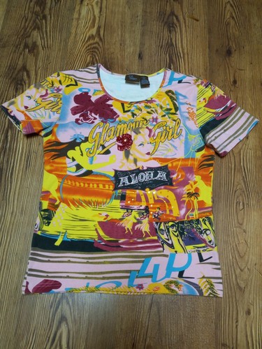 J.A. Sport Hawaii Top. M. Beautiful Summer Colors, Bling. Glamour Girl