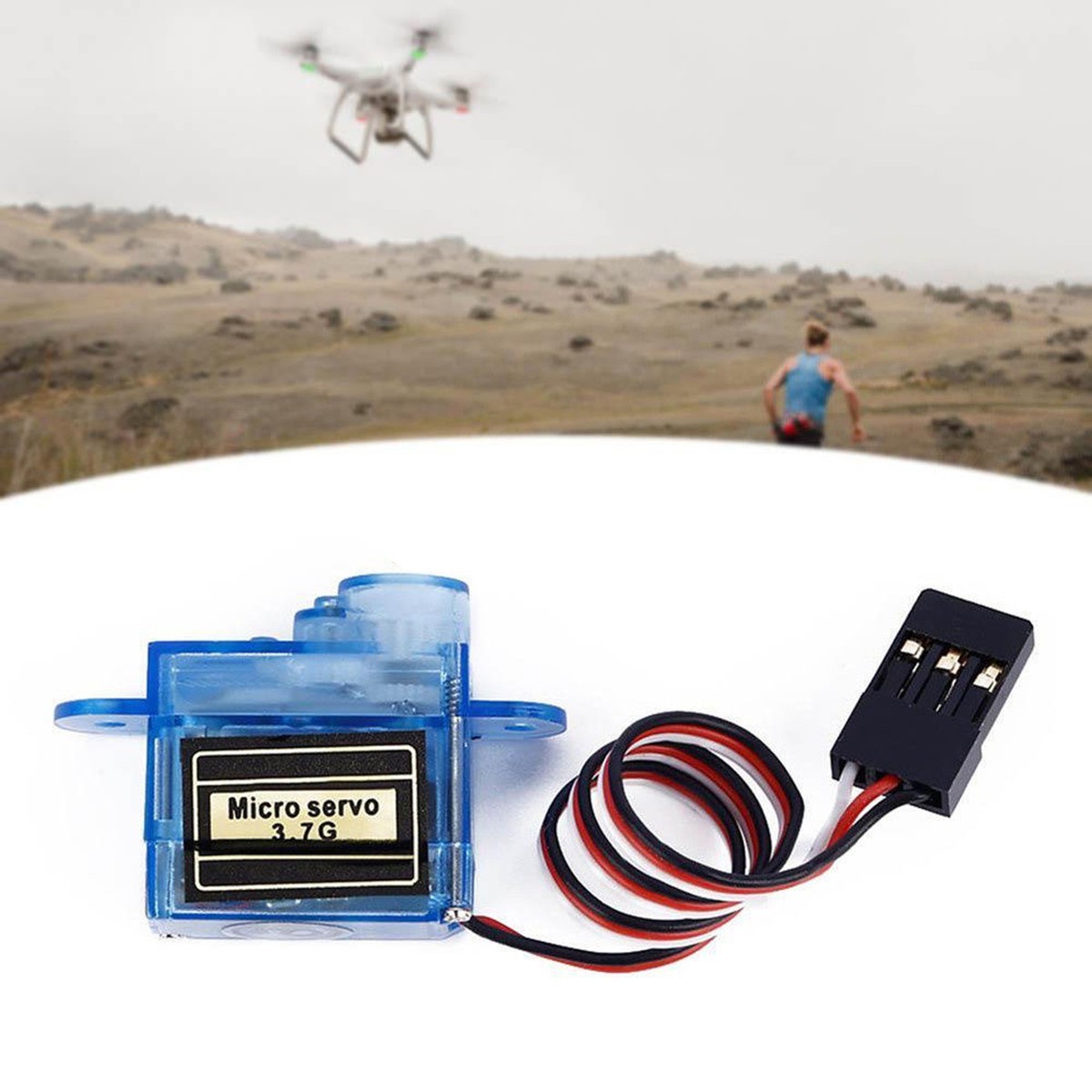 CENPEK 5 STUKS Micro 3,7 g Digital Servo GH-S37D voor het regelen van de vliegrichting van het vliegtuig RC vliegtuig helikopter boot