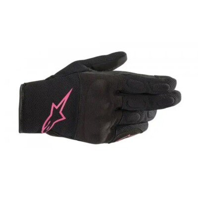 Motorradhandschuhe Damen Alpinestars STELLA S MAX DRYSTAR Schwarz Rosa Größe L