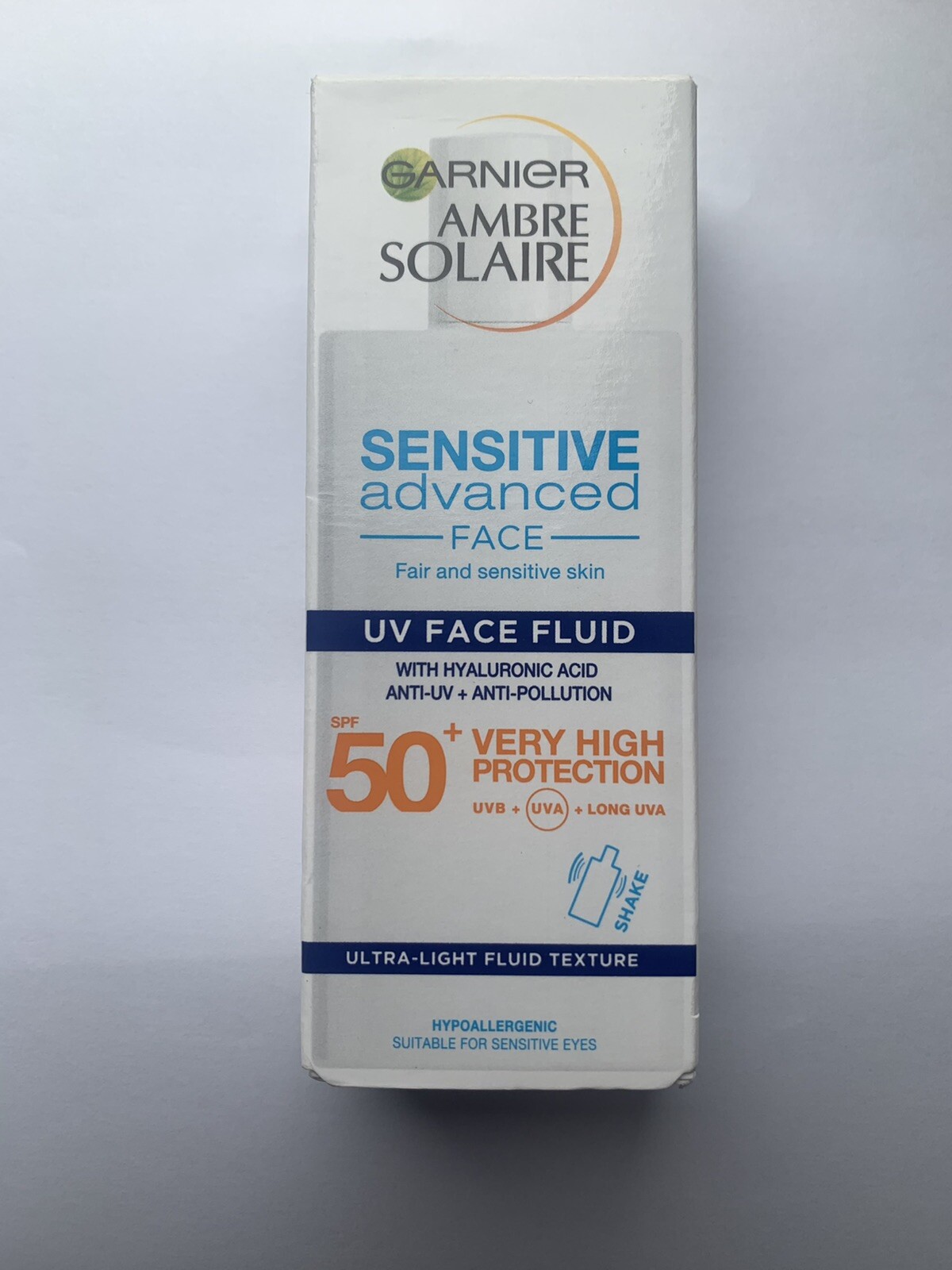 garnier ultra light spf 50