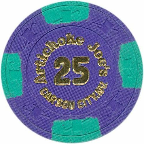 Artichoke Joe's Casino Carson City NV 25 NCV Chip 1980 eBay