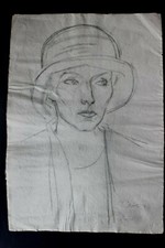 DDR Maler Professor Peuker Wolfgang Bleistift Zeichnung Original  Studien 1997