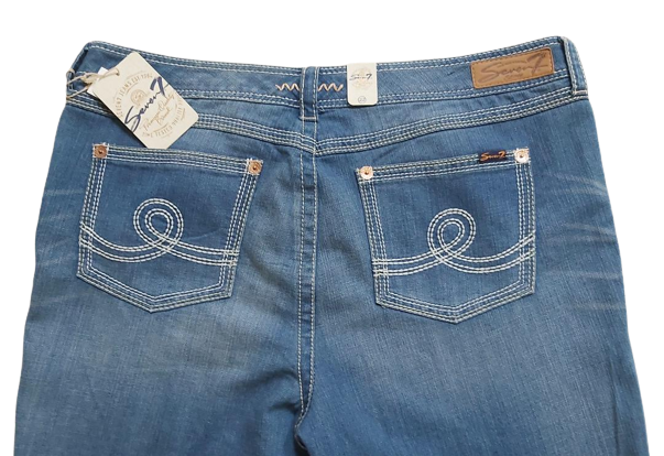 Seven7 Jeans Women's Size 22 Dark Wash Flared Leg 109890 for