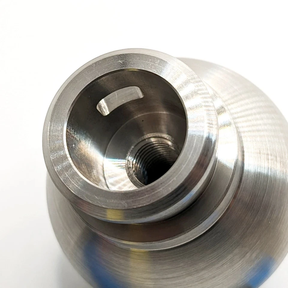 MS86 HONDA ACURA CIVIC SI Perilla de cambio de cuello de bota integrada PESADA 580 g 10X1,5  Foto 3 de 4