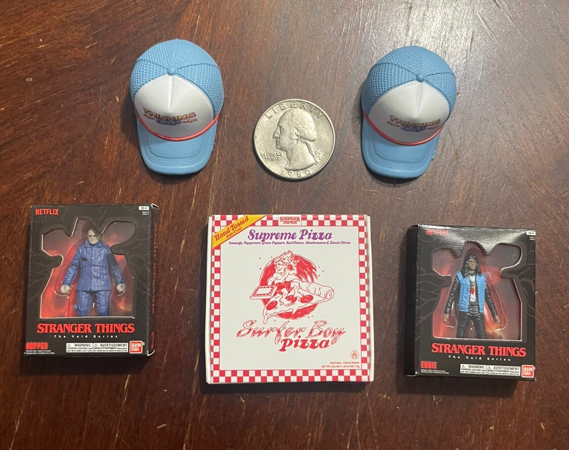 Zuru Mini Brands NETFLIX~Stranger Things ULTRA RARE Surfer Boy Pizza~ and MORE