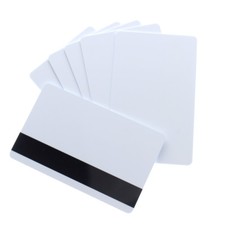 100 Blank Gift Cards w 1/2" Magnetic Stripe - CR80 30mil Hico Printable ID Badge