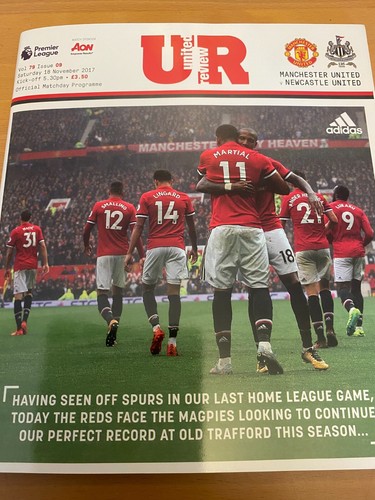 Manchester United Home Football Programmes 2017/2018 #79 - select from dropdown - Picture 26 of 32