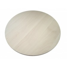 Raw Double-Sided Round Wooden Chopping & Serving Board 12'' Inches 2cm Thick
